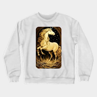 Vintage Unicorn Painting Crewneck Sweatshirt